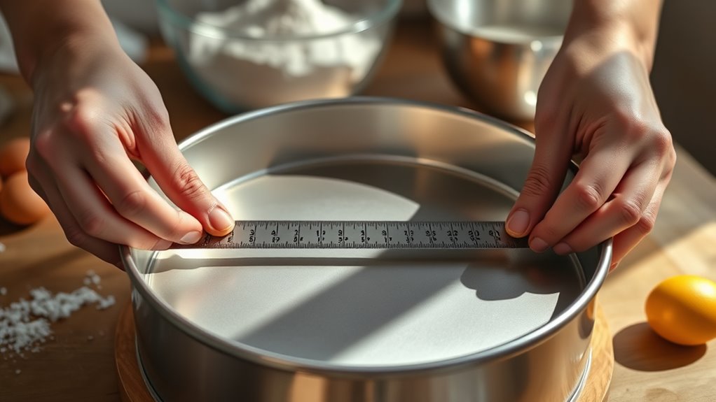 accurate pan size matters