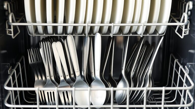 arrange utensils properly inside