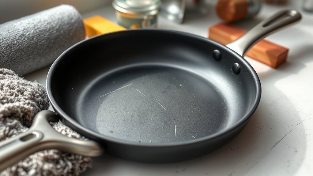 avoid abrasive and high heat