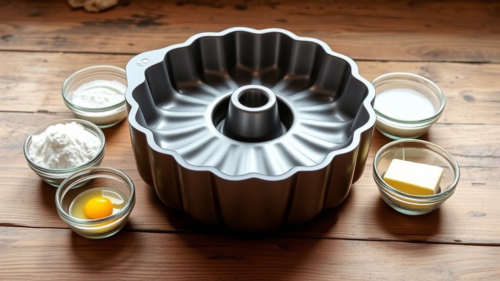 bake cake in bundt