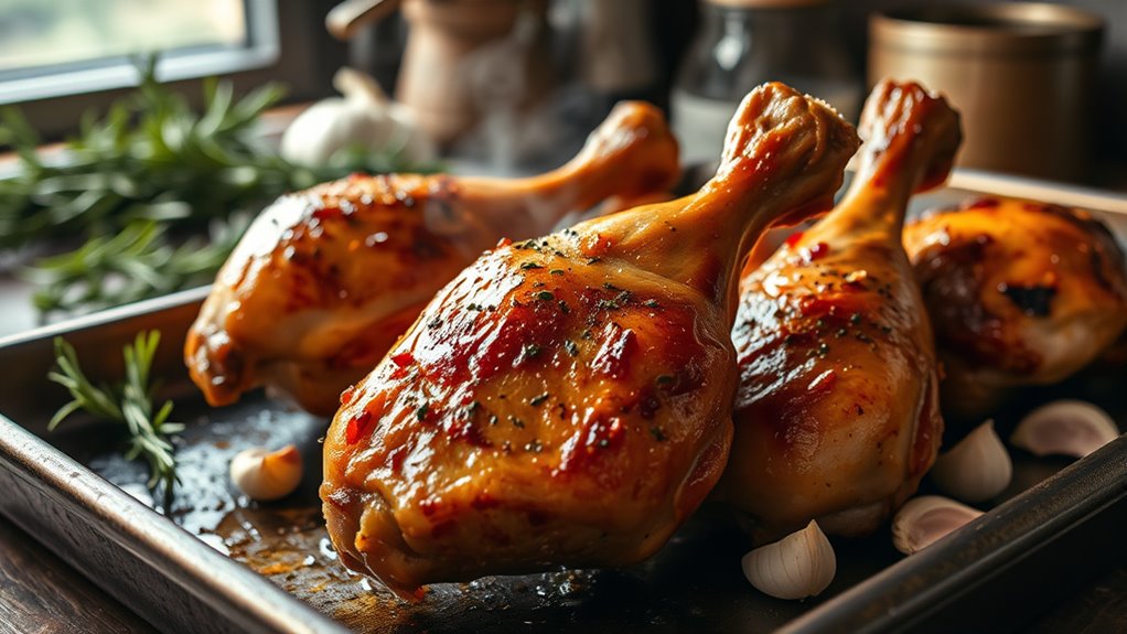 bake chicken drumsticks oven