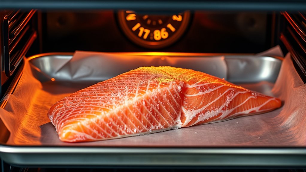 bake frozen salmon at 425 f