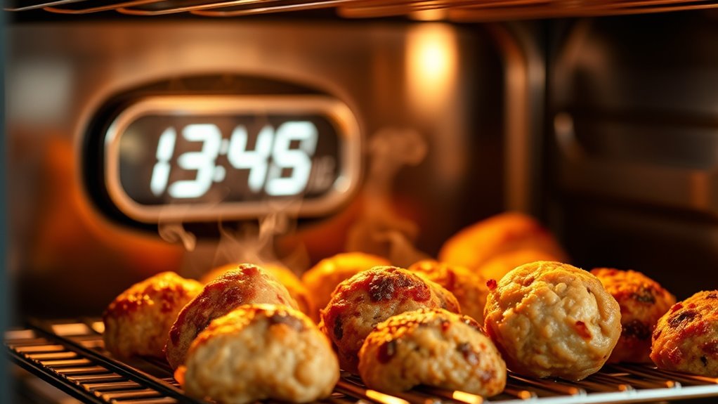 bake meatballs until cooked