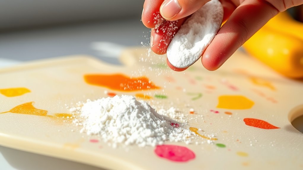 baking soda stain removal