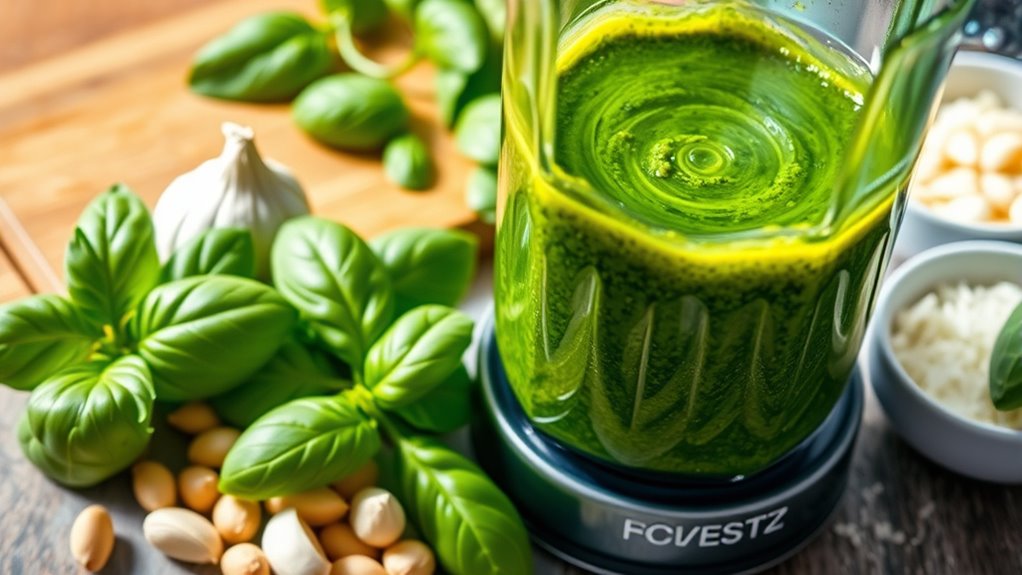 blend basil nuts cheese