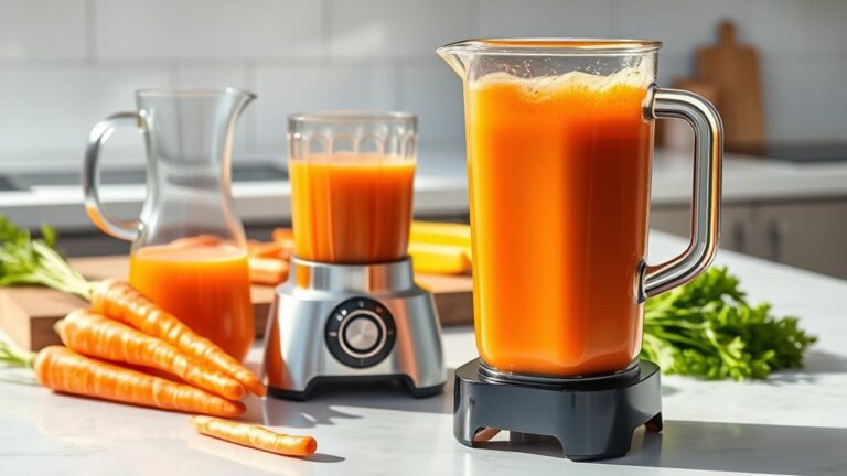blend carrots into juice