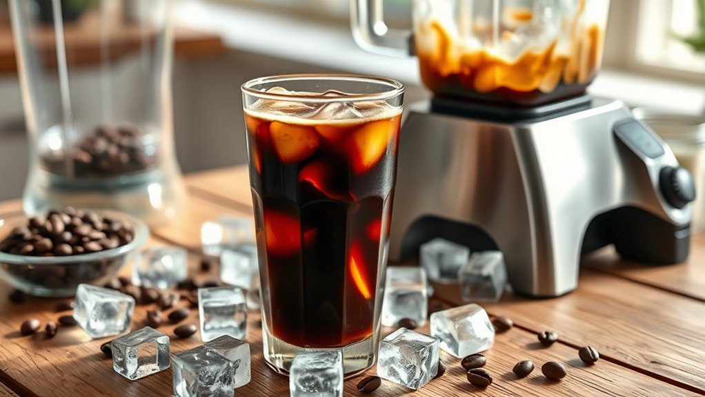 blend coffee with ice