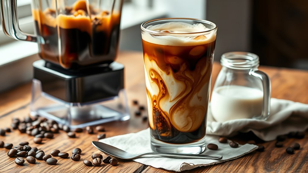 blend coffee with ice