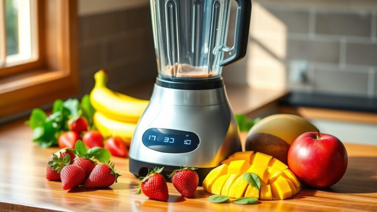 blend fresh fruit smoothly