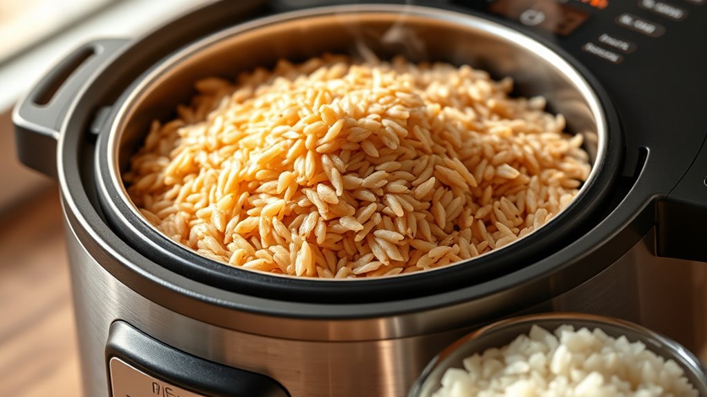 brown rice requires longer cooking