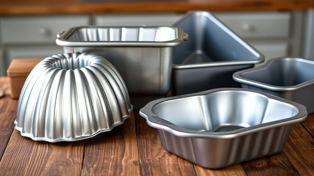 cake pan shapes and materials