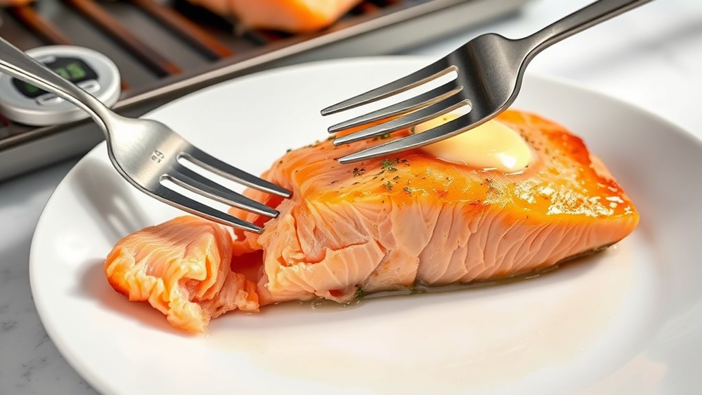 check for opaque flaking fish