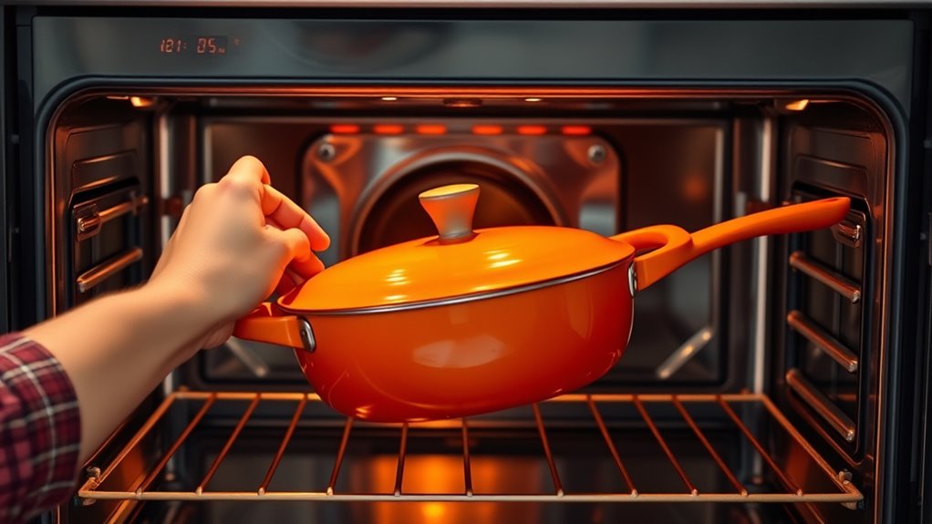 check temperature handle carefully