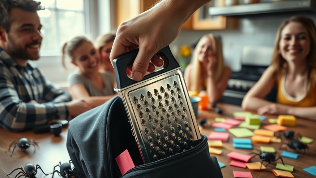 cheese grater prank ideas