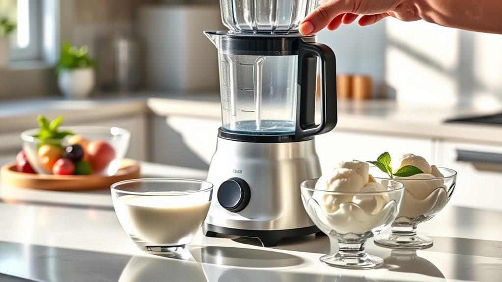 chill ingredients use blender