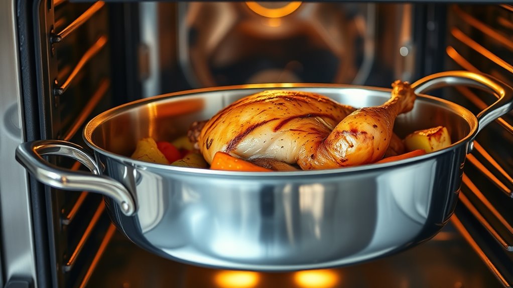 choose appropriate oven safe cookware