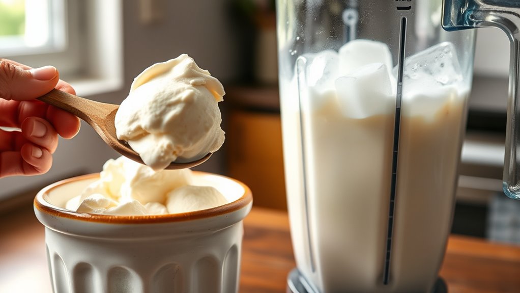 choose creamy thick ice cream