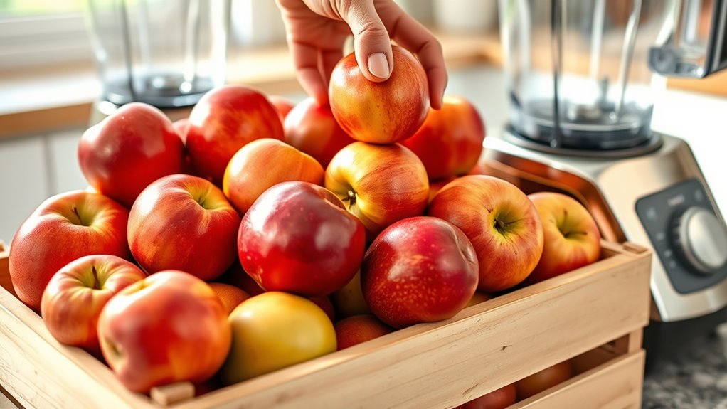 choose juicy flavorful apples