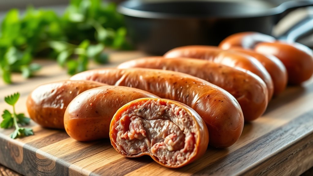choose juicy flavorful sausages