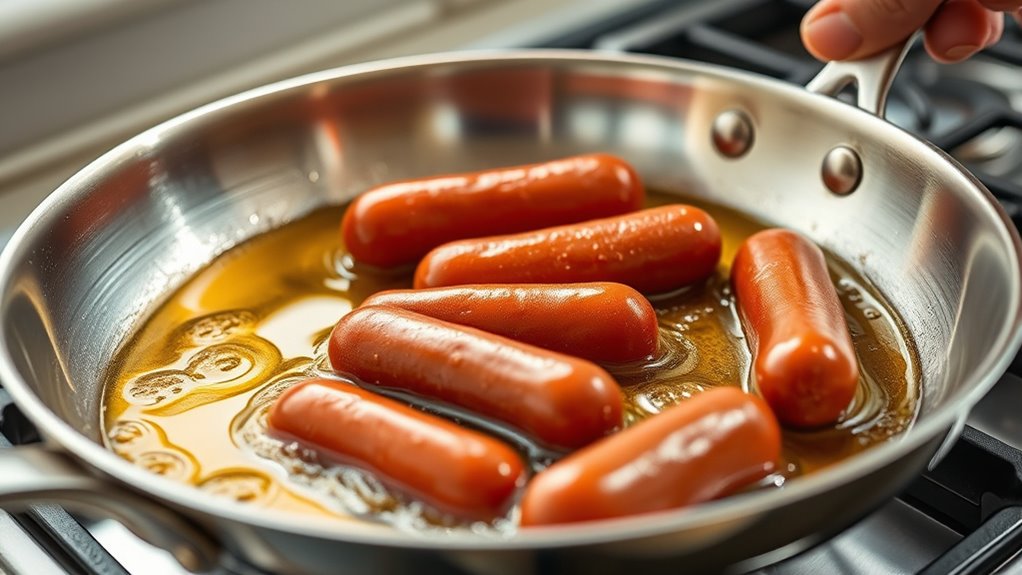 choose proper pan and oil