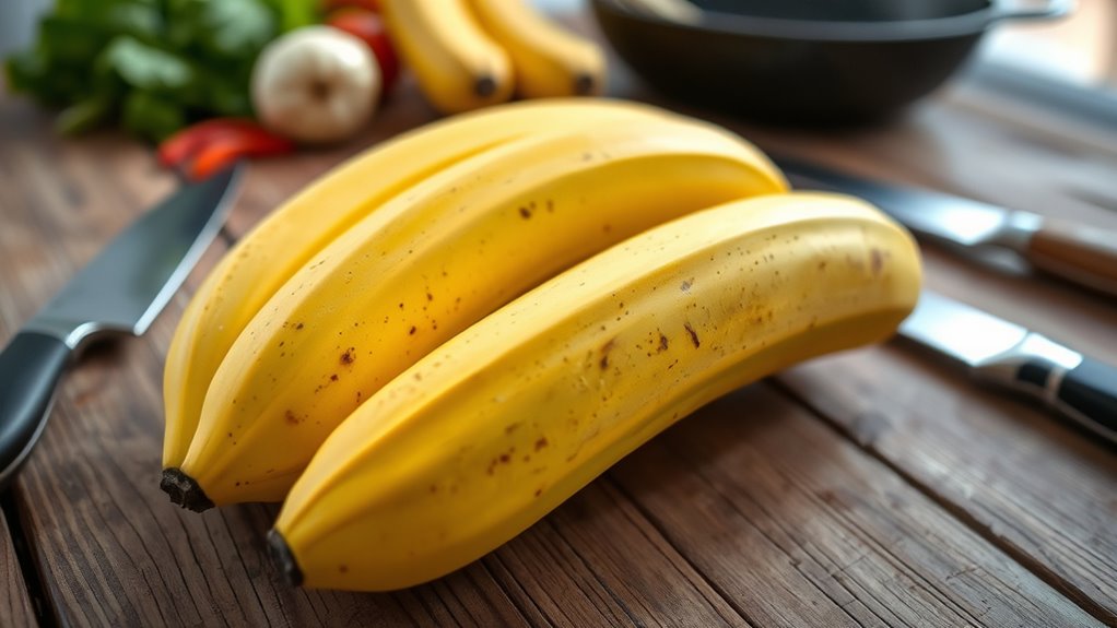 choose ripe firm plantains