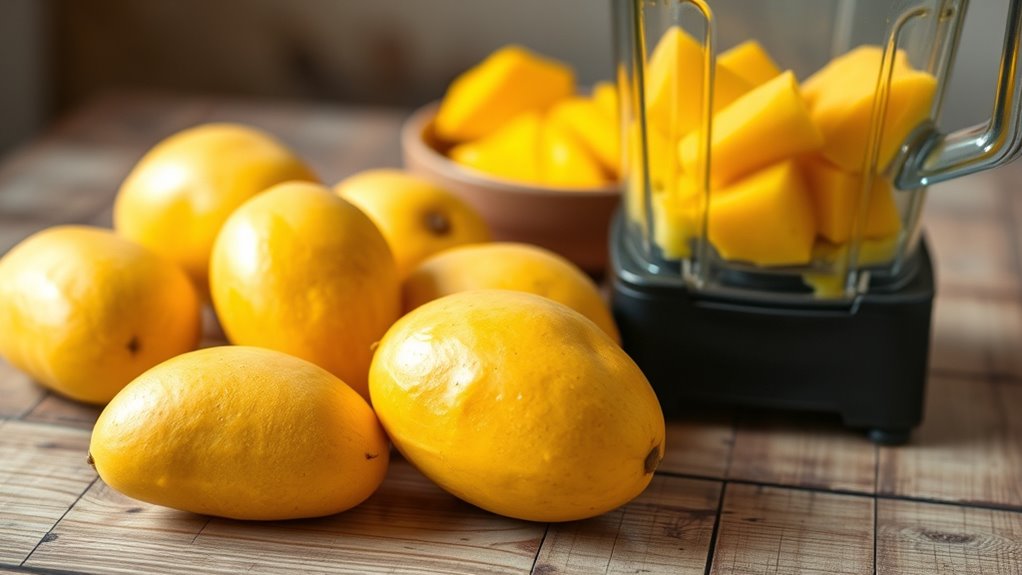 choose ripe fragrant mangoes