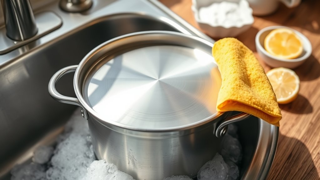 clean aluminum cookware effectively