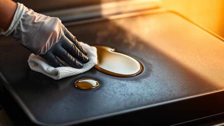 clean and season griddle