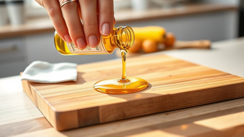 clean dry food grade oil