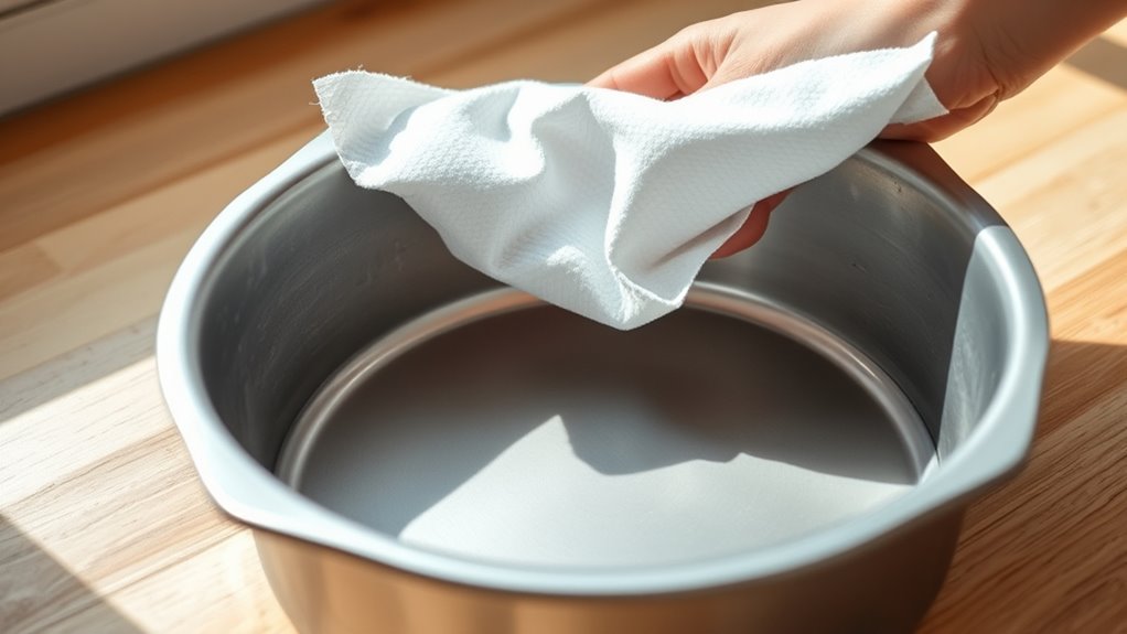 clean dry grease prevent