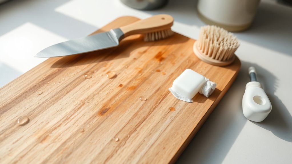 clean dry separate boards