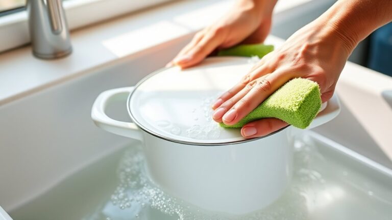 clean with gentle scrub