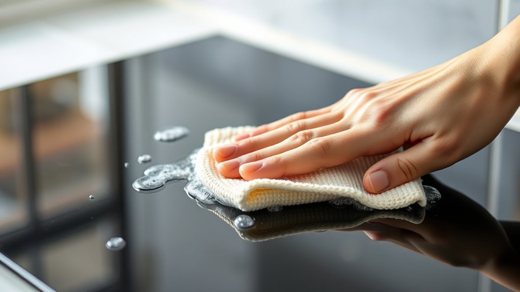 cleaning glass cooktops effectively
