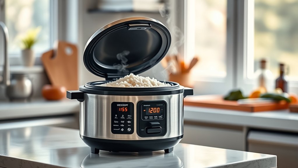 convenient consistent rice cooking