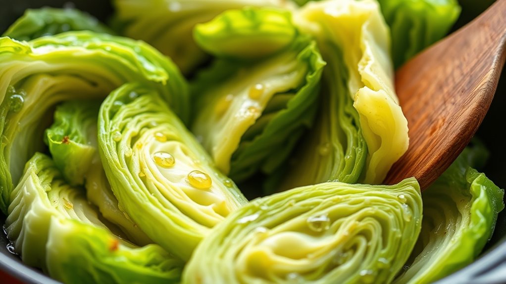 cook cabbage in skillet