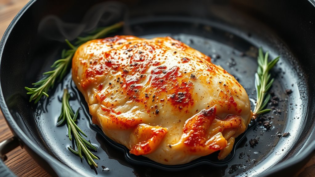 cook chicken breast skillet