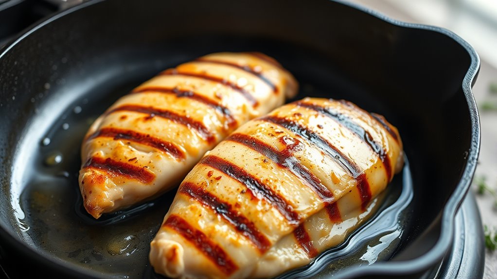 cook chicken breasts thoroughly