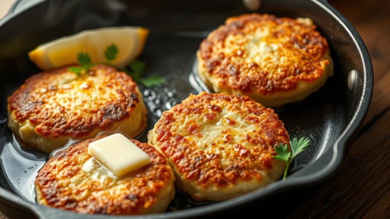 cook crab cakes skillet