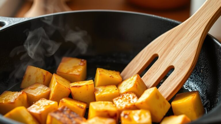 cook tofu in skillet