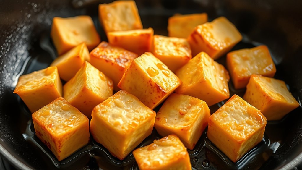 crispy flavorful fried tofu
