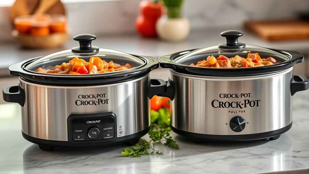 crock pots are slow cookers