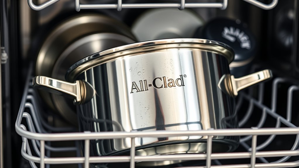 dishwasher safe stainless steel cookware