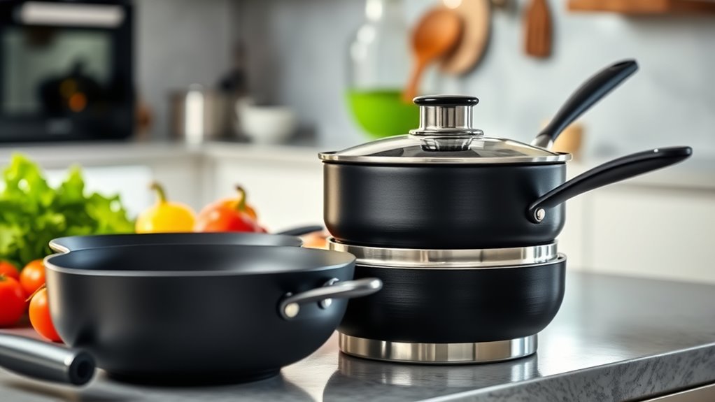 durable even heating cookware