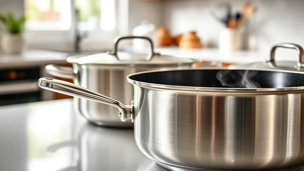 durable even heating cookware materials
