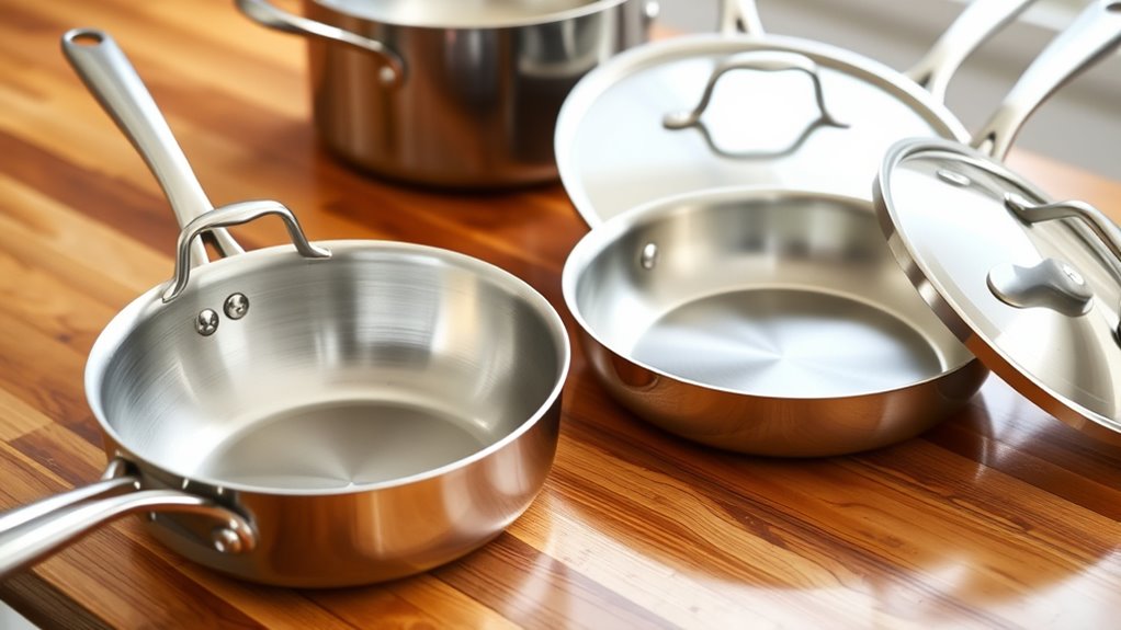 durable even heating cookware materials