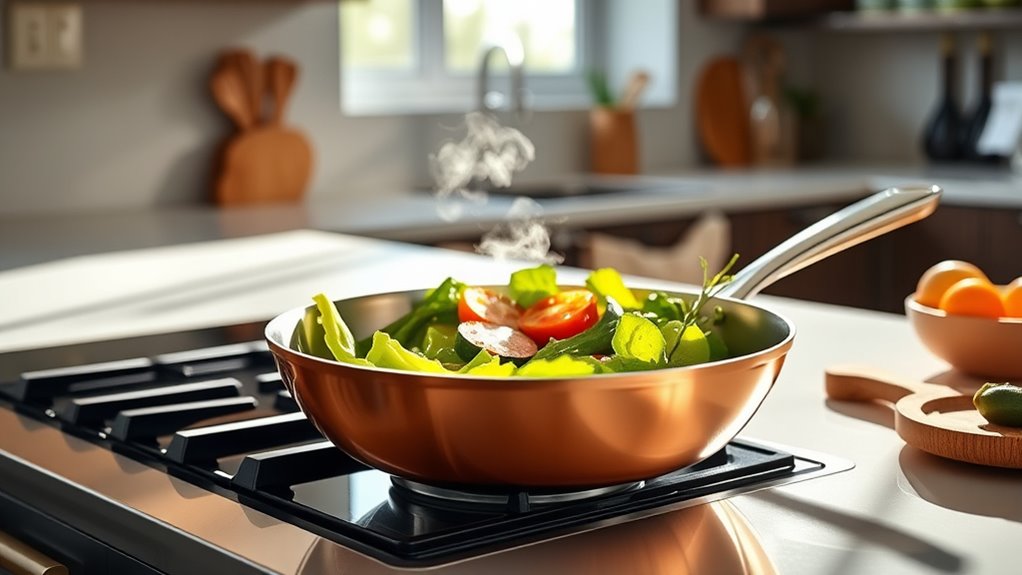 durable non stick evenly heated