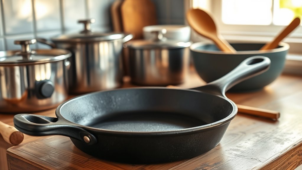durable versatile seasoned cookware