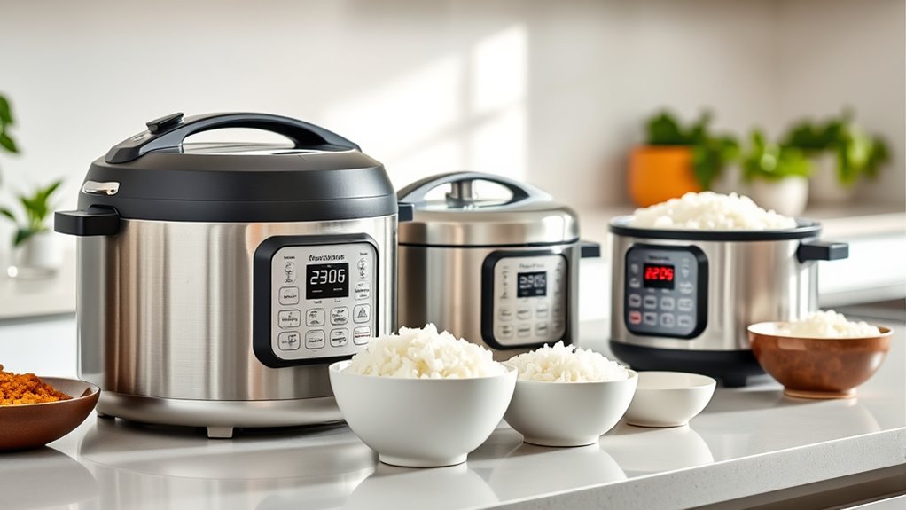 efficient versatile easy clean rice cooker