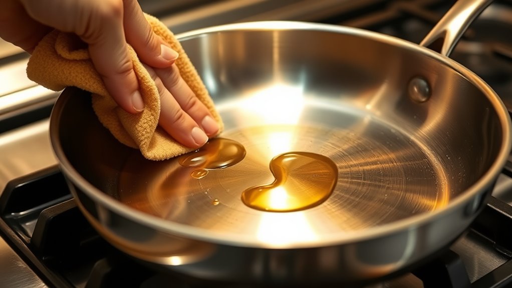 enhanced non stick even heating