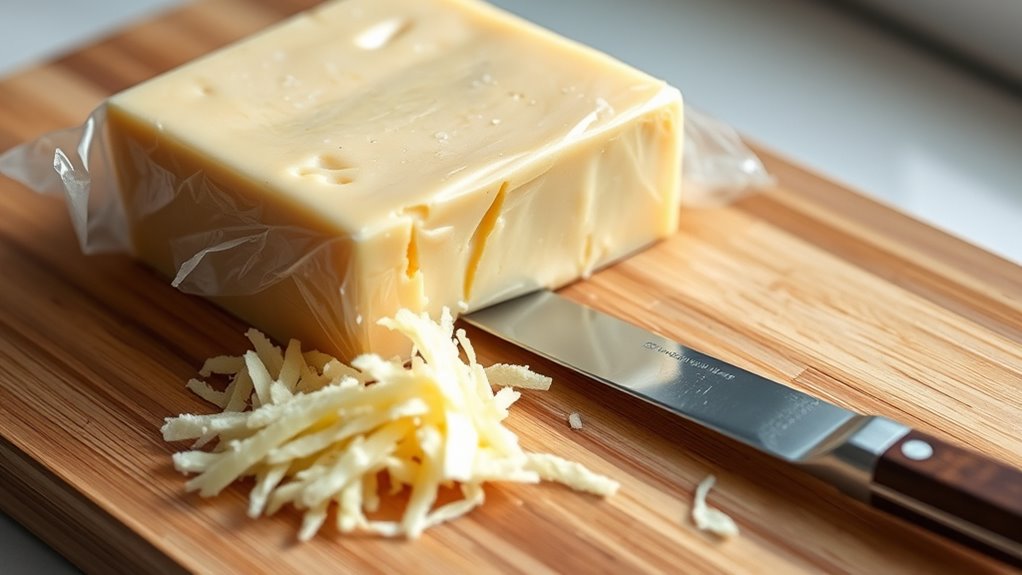 freeze cheese for easier shredding